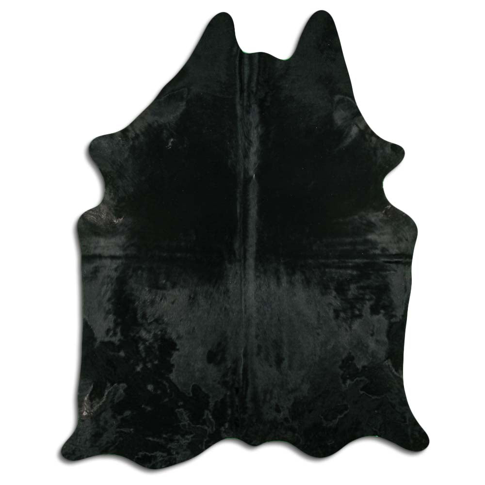 Schwarzes Kuhfell L