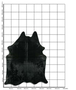 Schwarzes Kuhfell L