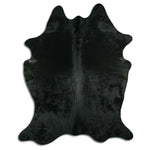 Schwarzes Kuhfell L