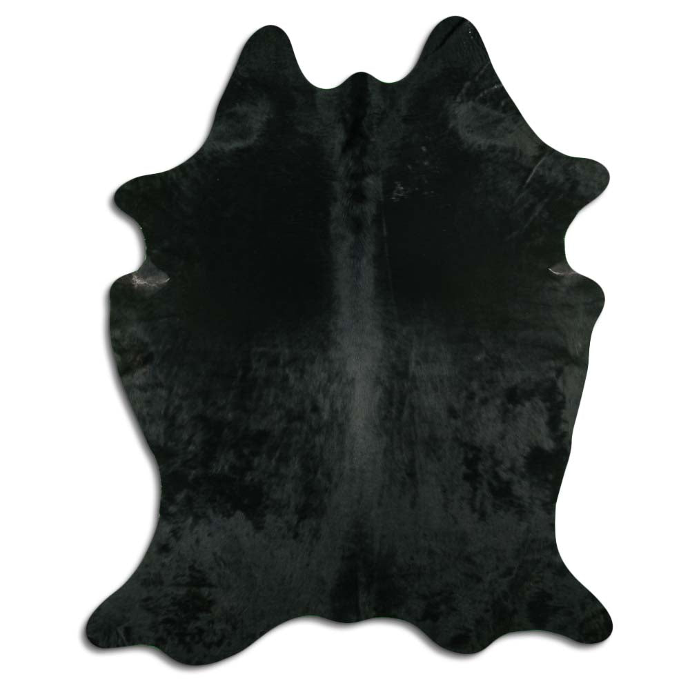 Schwarzes Kuhfell L
