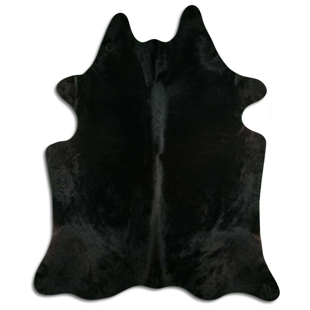 Schwarzes Kuhfell XXL
