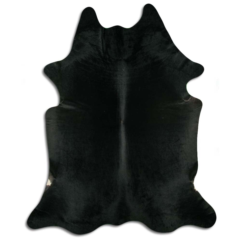 Schwarzes Kuhfell XXL