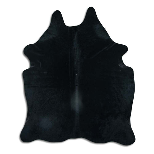 Schwarzes Kuhfell XL