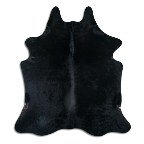Schwarzes Kuhfell XL