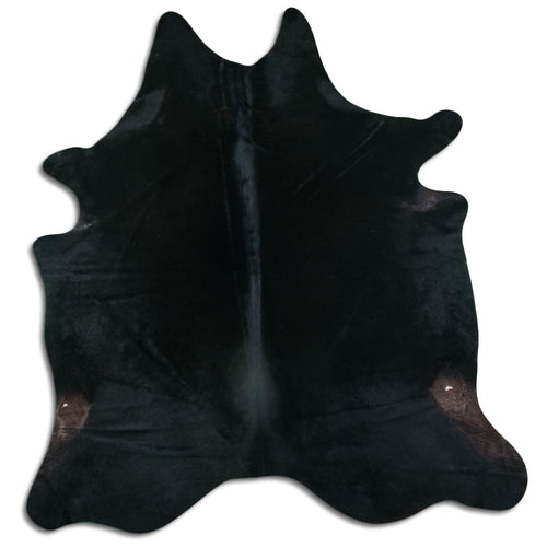Schwarzes Kuhfell XL