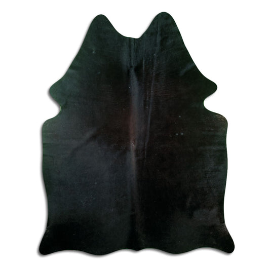 Braunes Kuhfell, ca. 180 × 140 cm, von oben fotografiert: genau das Fell, das Sie erhalten