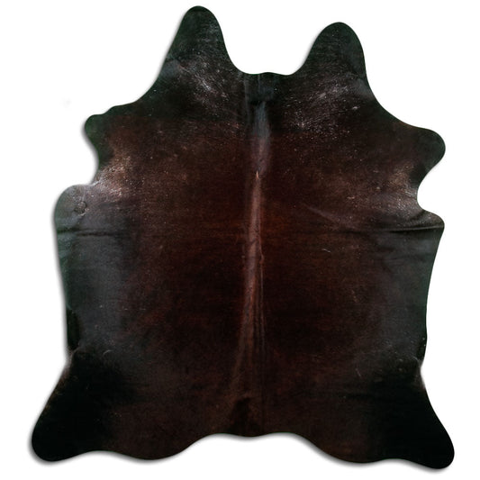 Brown Cowhide Rug L