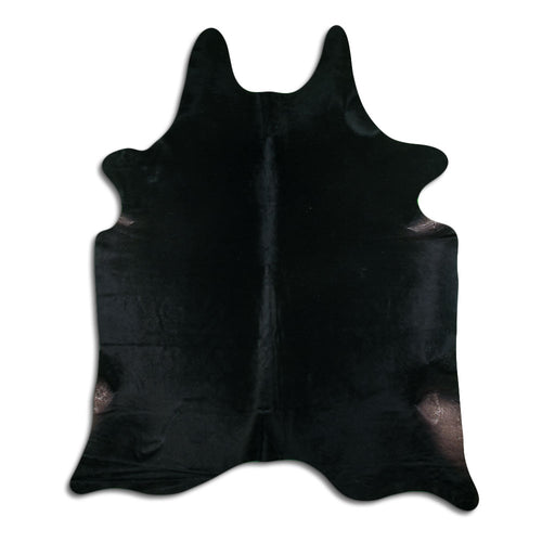 Schwarzes Kuhfell XXL