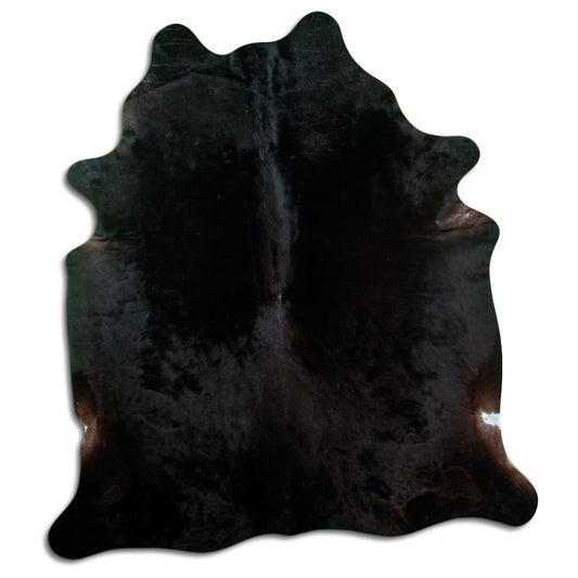 Schwarzes Kuhfell XL