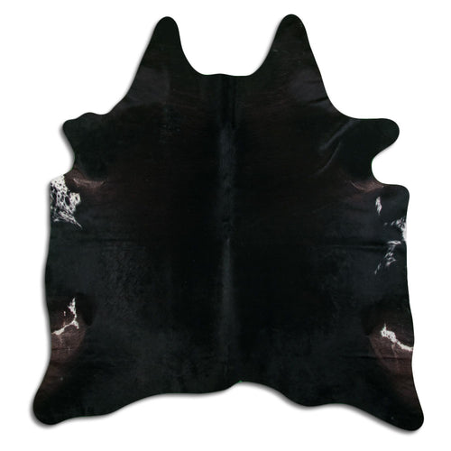 Schwarzes Kuhfell XL