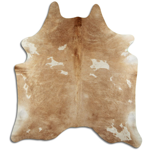 Braun-Weißes Kuhfell XL