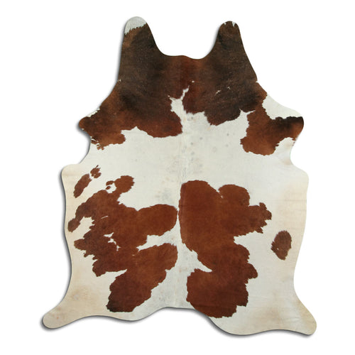 Braun-Weißes Kuhfell XXL