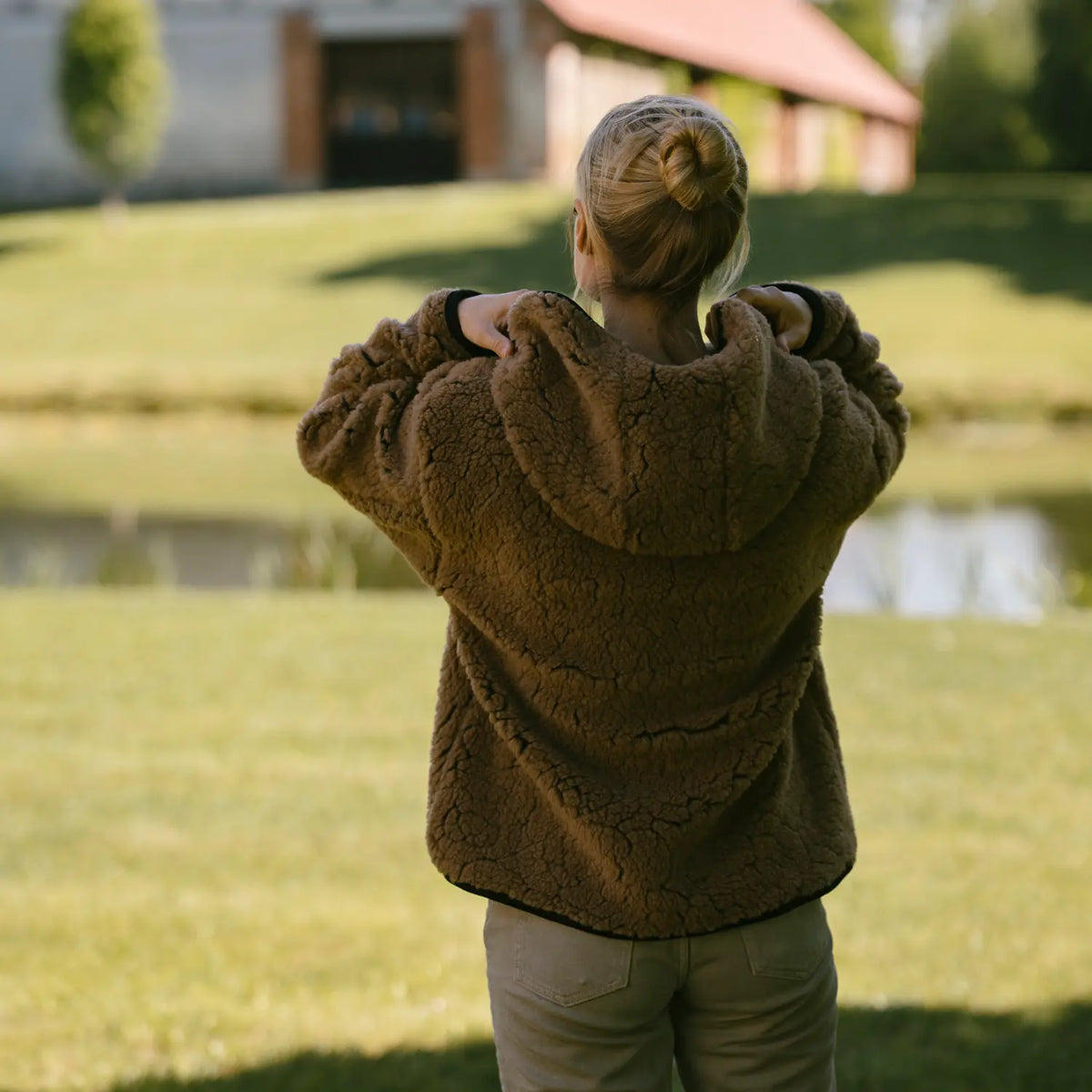 Wolljacke ''Laguna'' Dunkelbraun