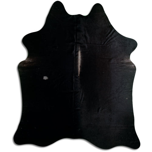 Schwarzes Kuhfell XL