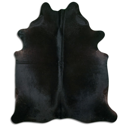 Schwarzes Kuhfell XXL