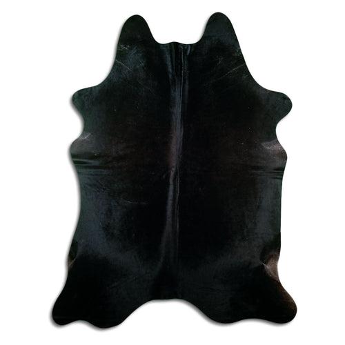 Schwarzes Kuhfell XXL