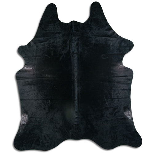 Schwarzes Kuhfell XXL