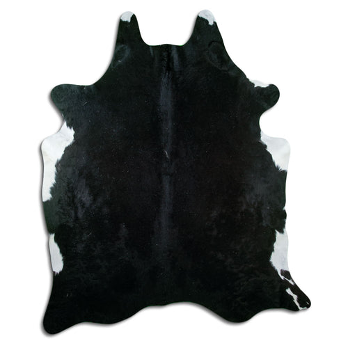 Schwarzes Kuhfell XXL