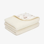 Kinderdecke „Haselnuss“ aus Merinowolle | zweilagig