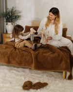 Wolldecke „Camel“ aus Kamelhaar & Merinowolle | zweilagig