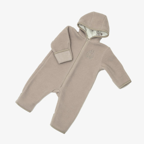 Baby-Strampler „Schaf“; beige