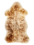 Mufflon-Lammfell, ca. 115 × 60 cm, von oben fotografiert: genau das Fell, das Sie erhalten