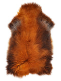 Isländisches Rusty-Schaffell, ca. 120 × 80 cm, von oben fotografiert: genau das Fell, das Sie erhalten