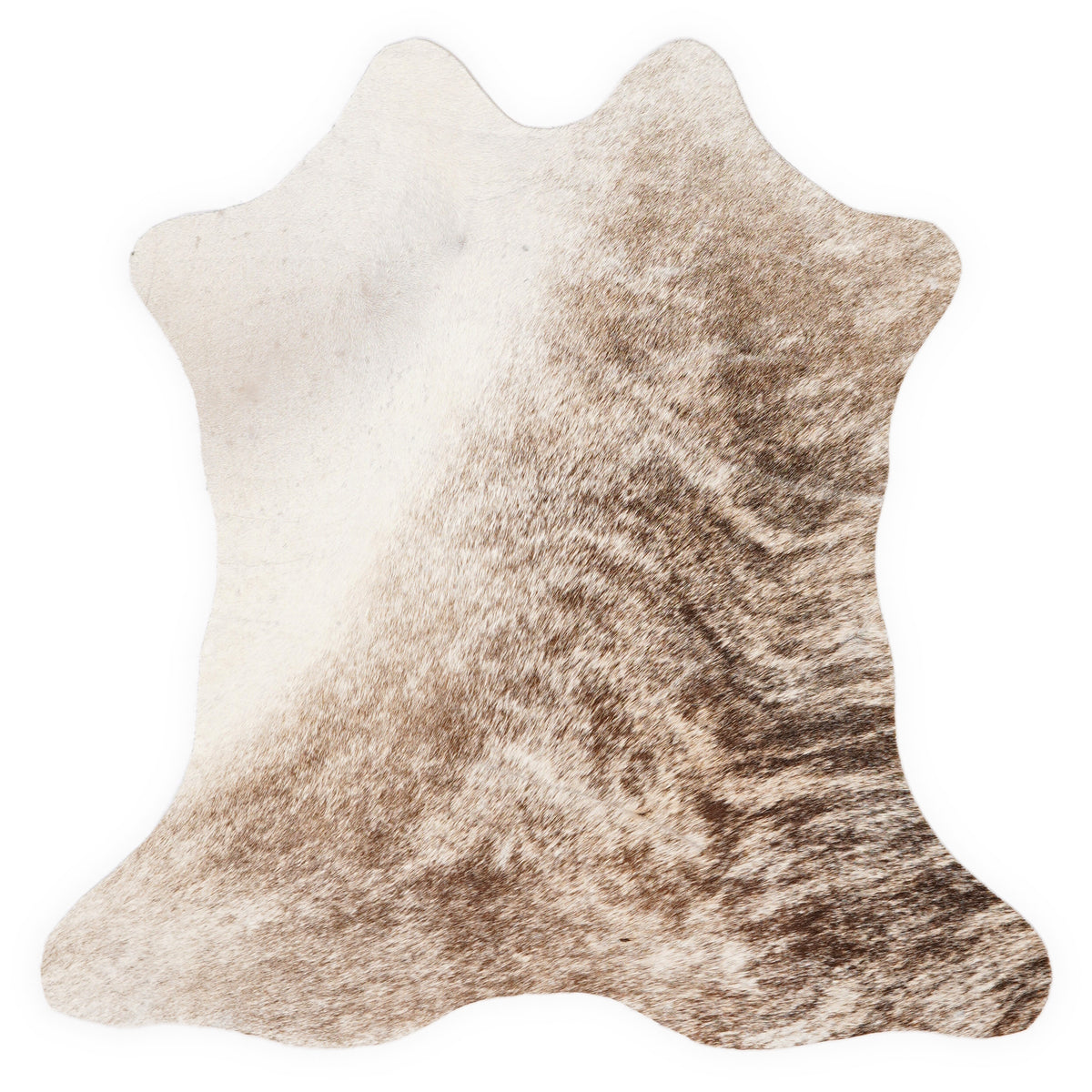 Mini-Kuhfell, ca. 70 × 70 cm, von oben fotografiert: genau das Fell, das Sie erhalten
