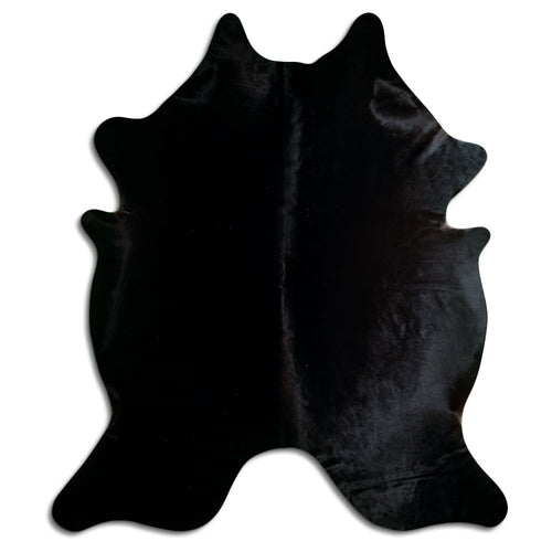 Schwarzes Kuhfell XXL