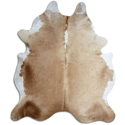 Braun-Weißes Kuhfell XXL