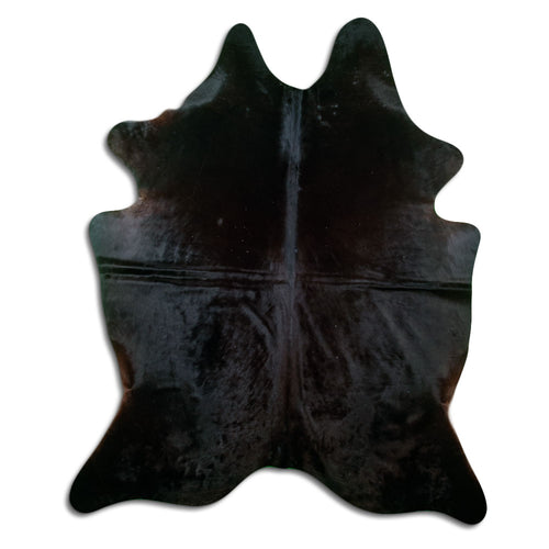 Schwarzes Kuhfell XXL