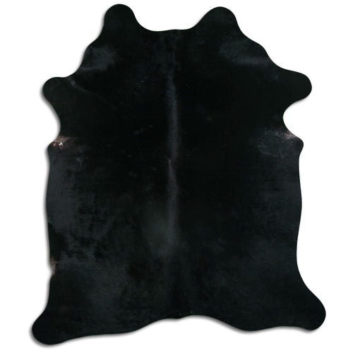 Schwarzes Kuhfell L