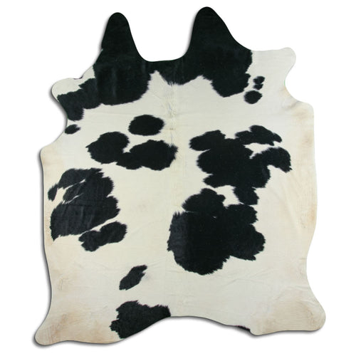 Schwarz-Weißes Kuhfell XXXL