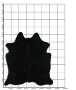 Schwarzes Kuhfell XL