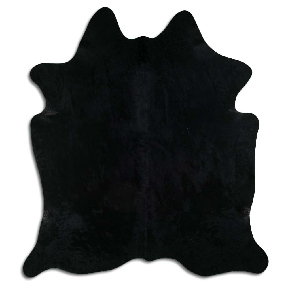 Schwarzes Kuhfell XL
