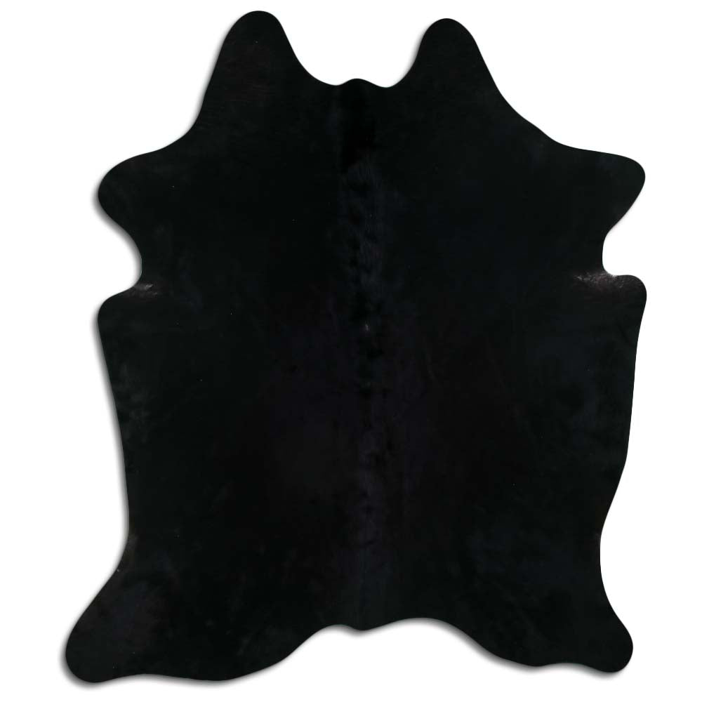 Schwarzes Kuhfell XL