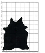 Schwarzes Kuhfell XXL