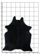 Schwarzes Kuhfell XL
