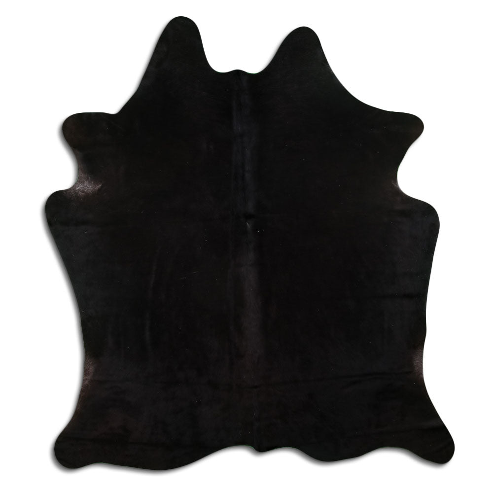 Schwarzes Kuhfell L