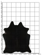 Schwarzes Kuhfell L