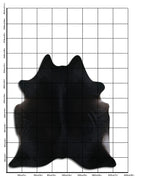 Schwarzes Kuhfell XXL