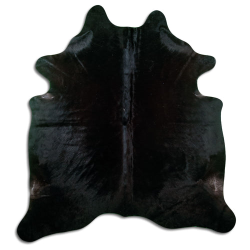 Schwarzes Kuhfell XL