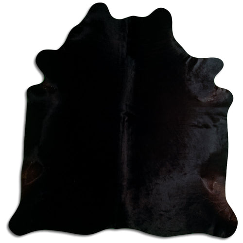 Schwarzes Kuhfell XL