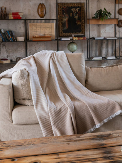 Plaid „Dune“ aus Royal-Alpaka