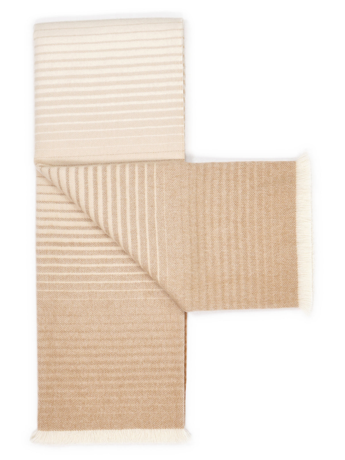 Plaid „Dune“ aus Royal-Alpaka – aufgeschlagen