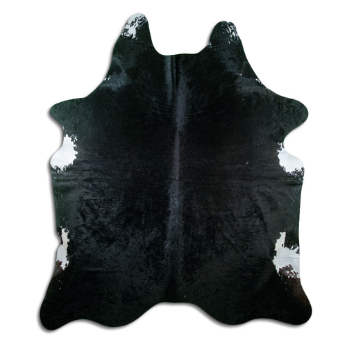 Schwarzes Kuhfell XL