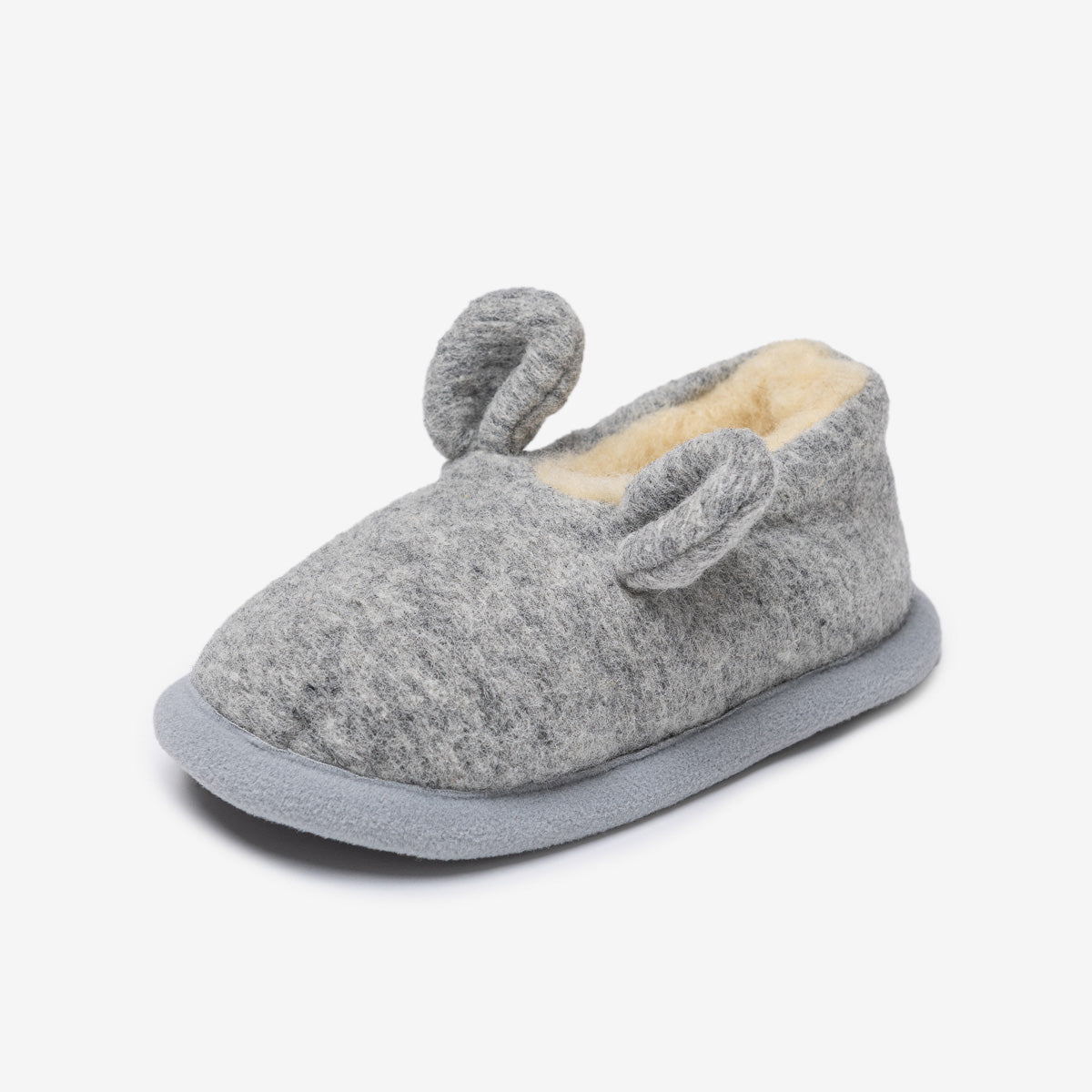 Merino Kinderhausschuhe „Maus“
