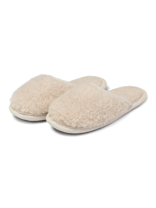 Merino Hausschuhe Beige