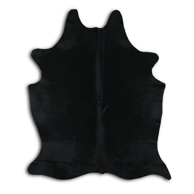 Schwarzes Kuhfell L