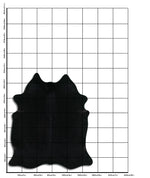 Schwarzes Kuhfell M